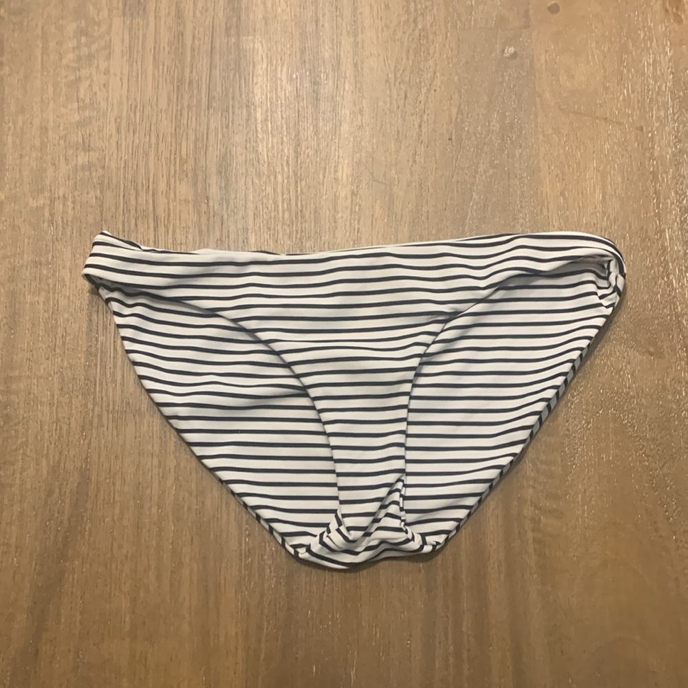 Euc Mikoh Zuma Stripe Bikini Bottom Size Small - image 1